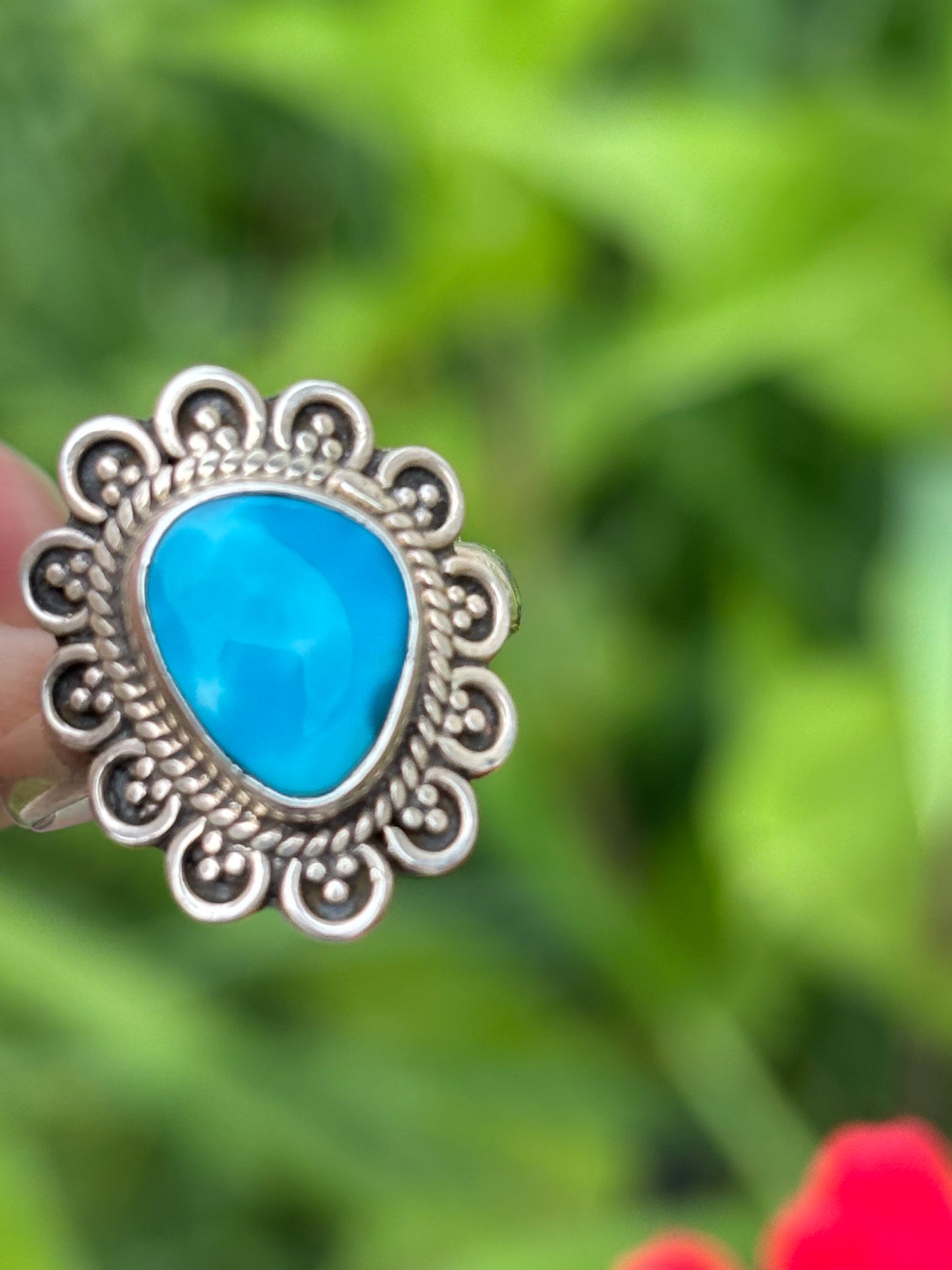 American Turquoise Ring size 6
