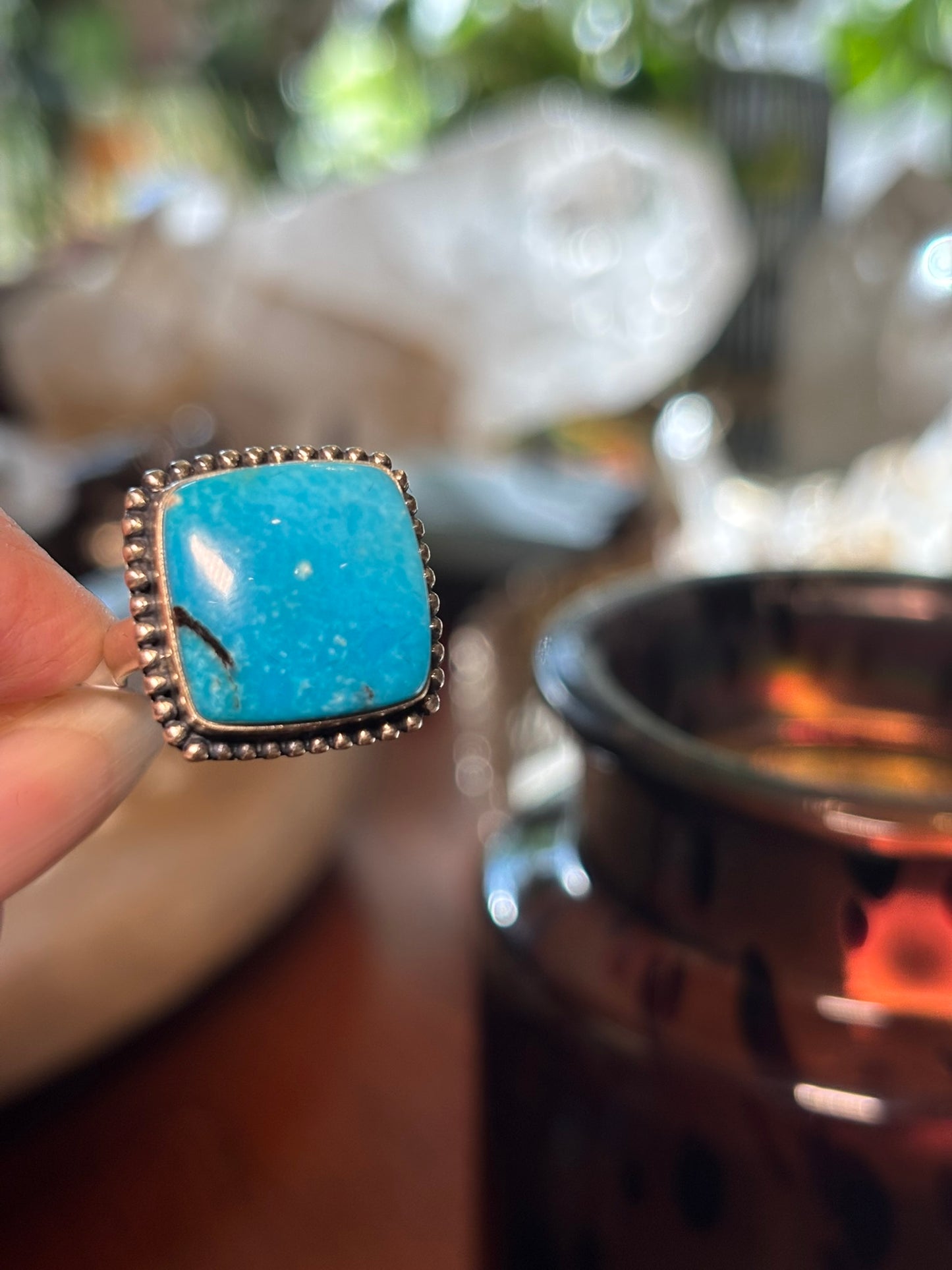 Turquoise Ring size 8