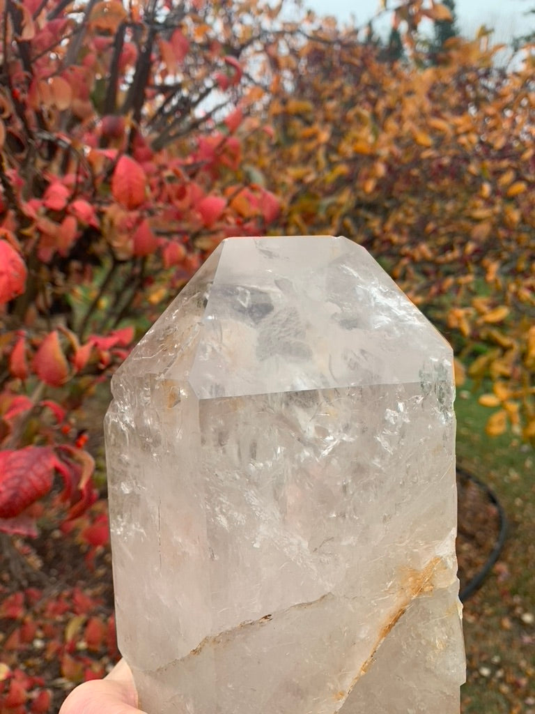 Smokey Lemurian Quartz Point