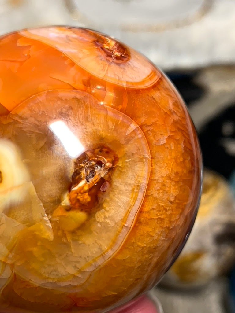 Carnelian Sphere - Madagascar