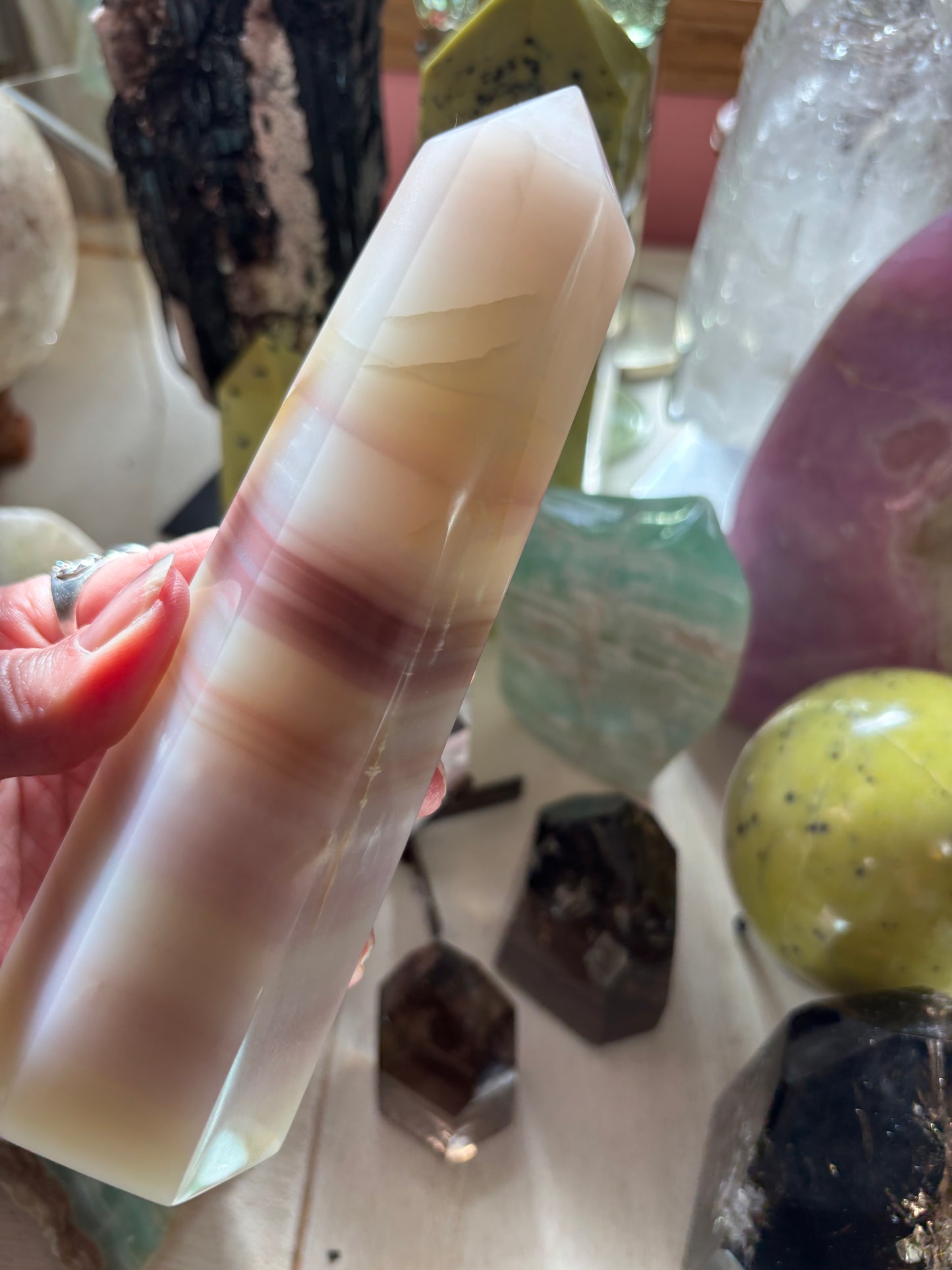 Watermelon Calcite - Generator - Pakistan