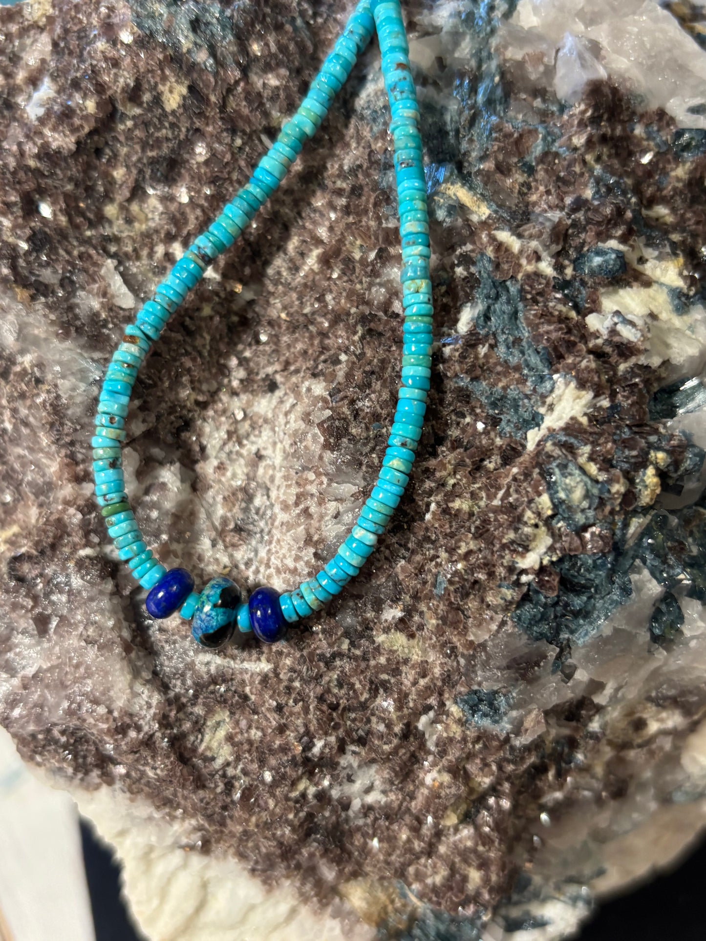 Reef — American Turquoise, Lapis Lazuli, and Chrysocolla