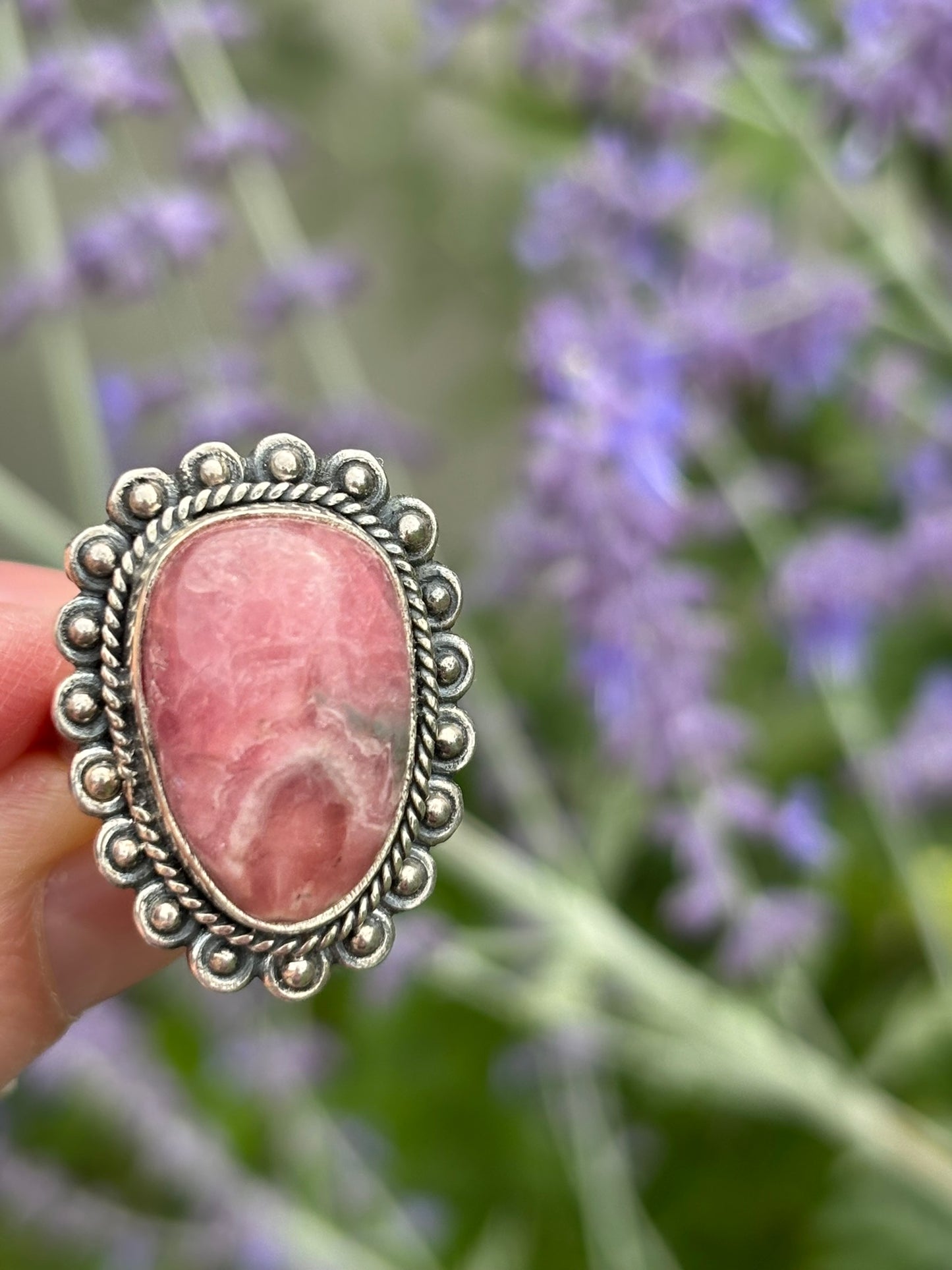 Rhodocrosite Ring size 5
