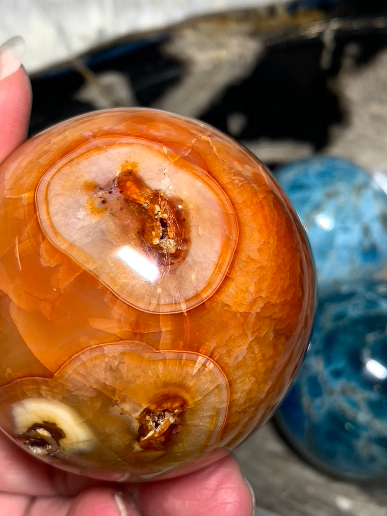 Carnelian Sphere - Madagascar