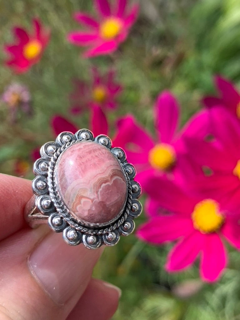 Rhodocrosite Ring size 7