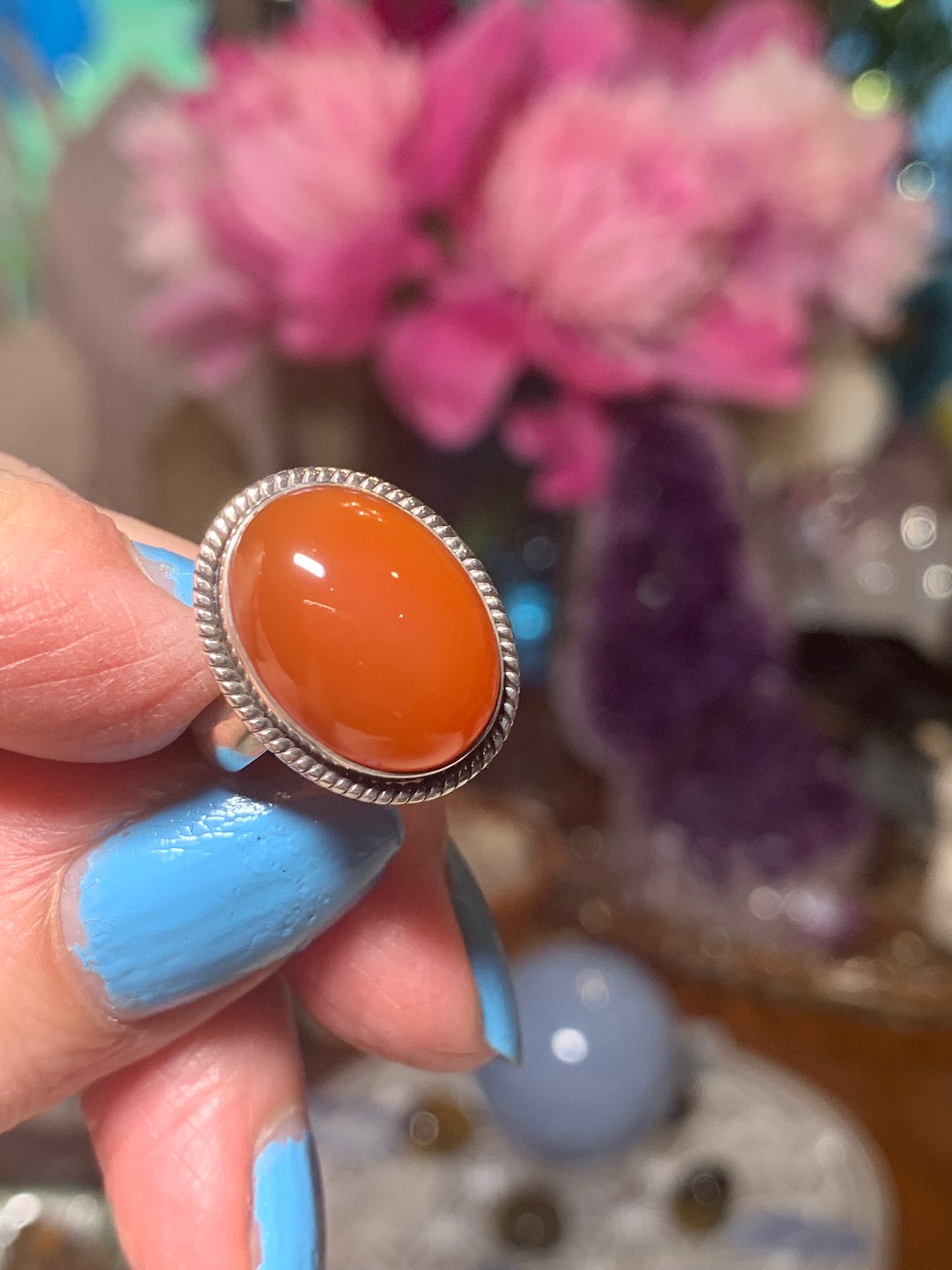 Carnelian Ring size 6