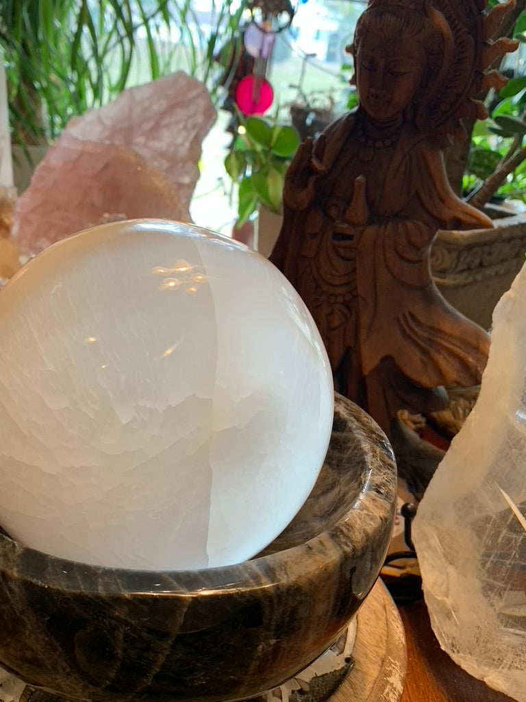 Selenite Sphere