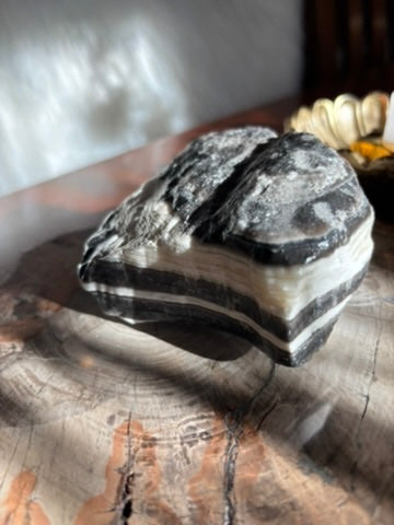 Zebra Calcite natural