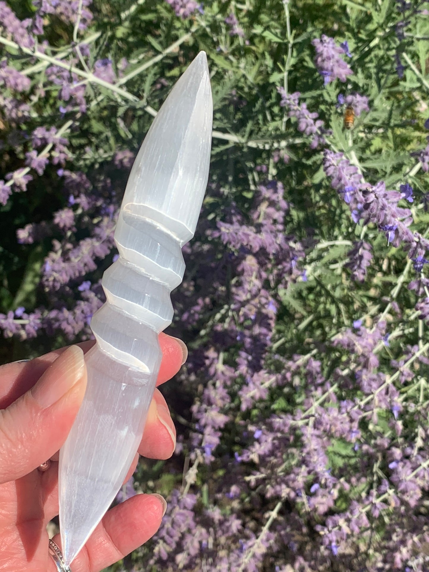 Selenite DT Double Terminated Wand