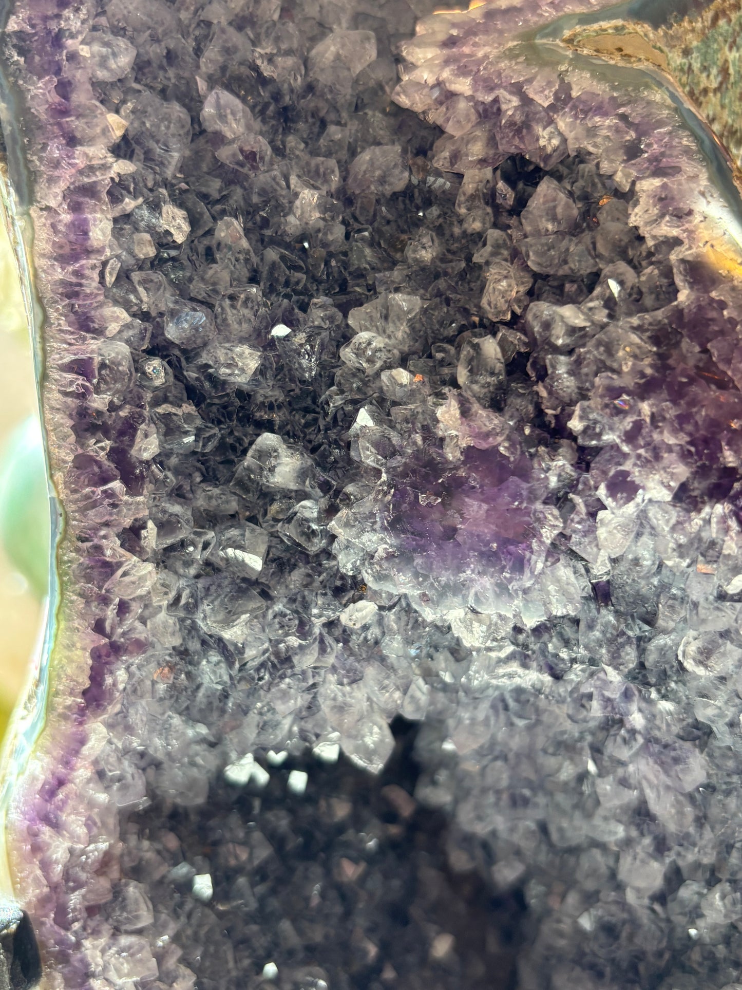 Amethyst Cluster on stand - Brazil