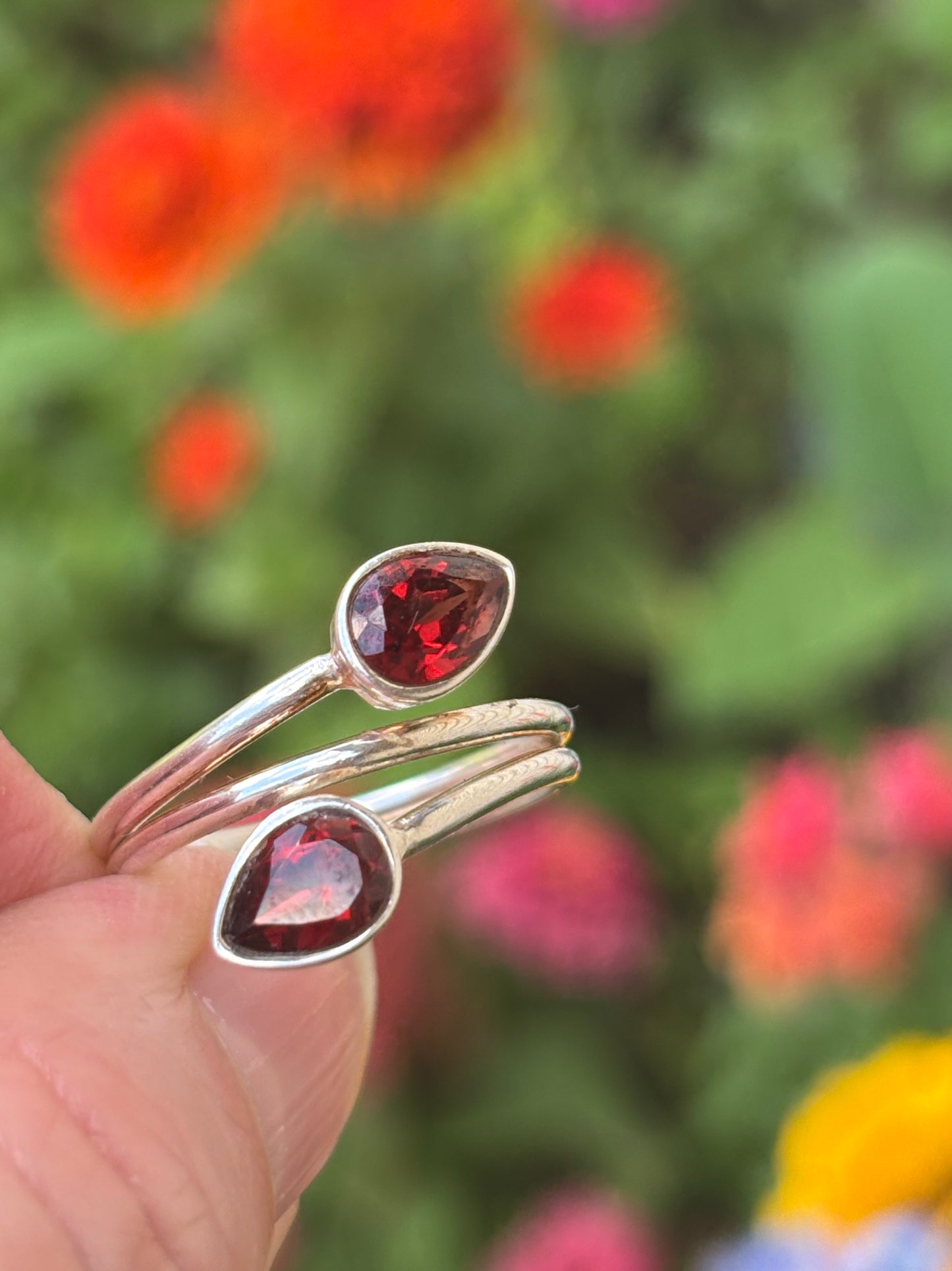 Garnet Ring size 8