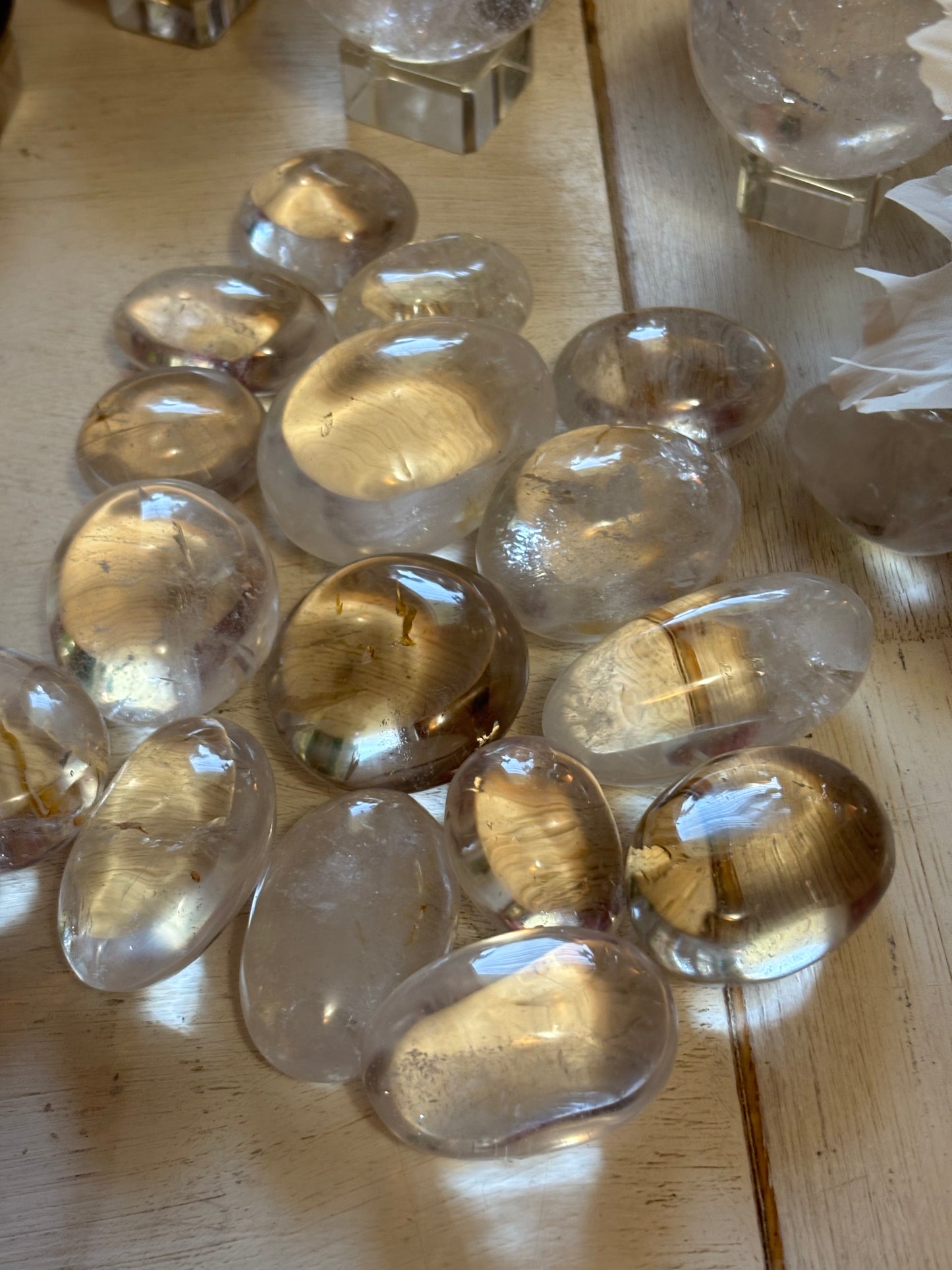 Lemurian - Palm Stone - Tumble mix - 1 pound BAG