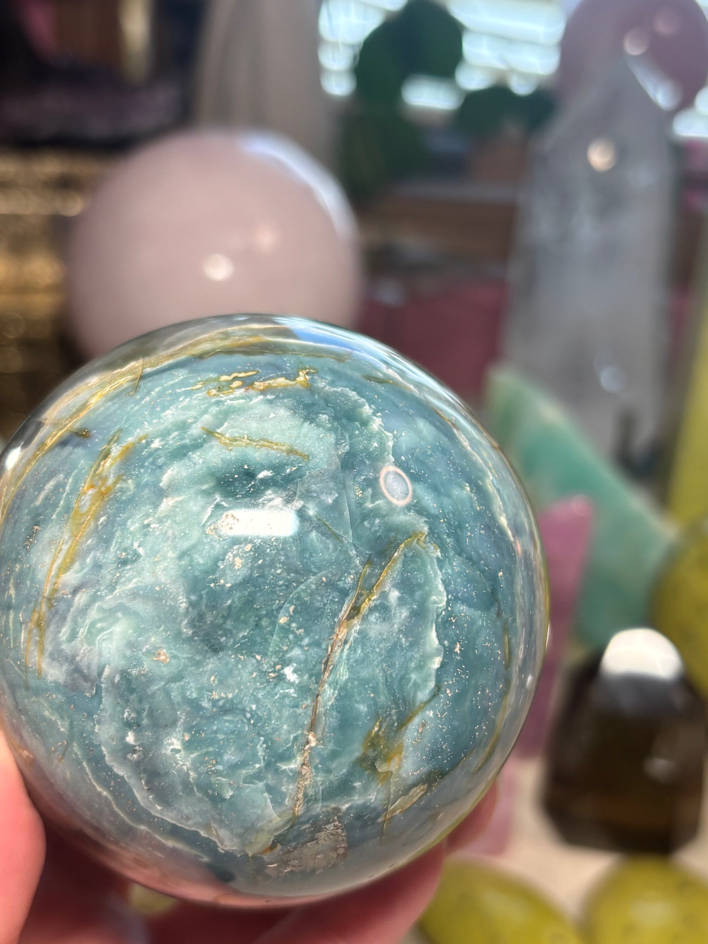 Sea Jasper Sphere - Madagascar