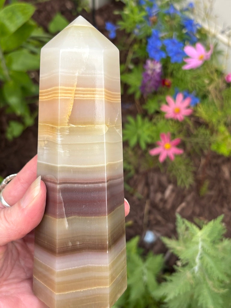Watermelon Calcite - Tower - Pakistan