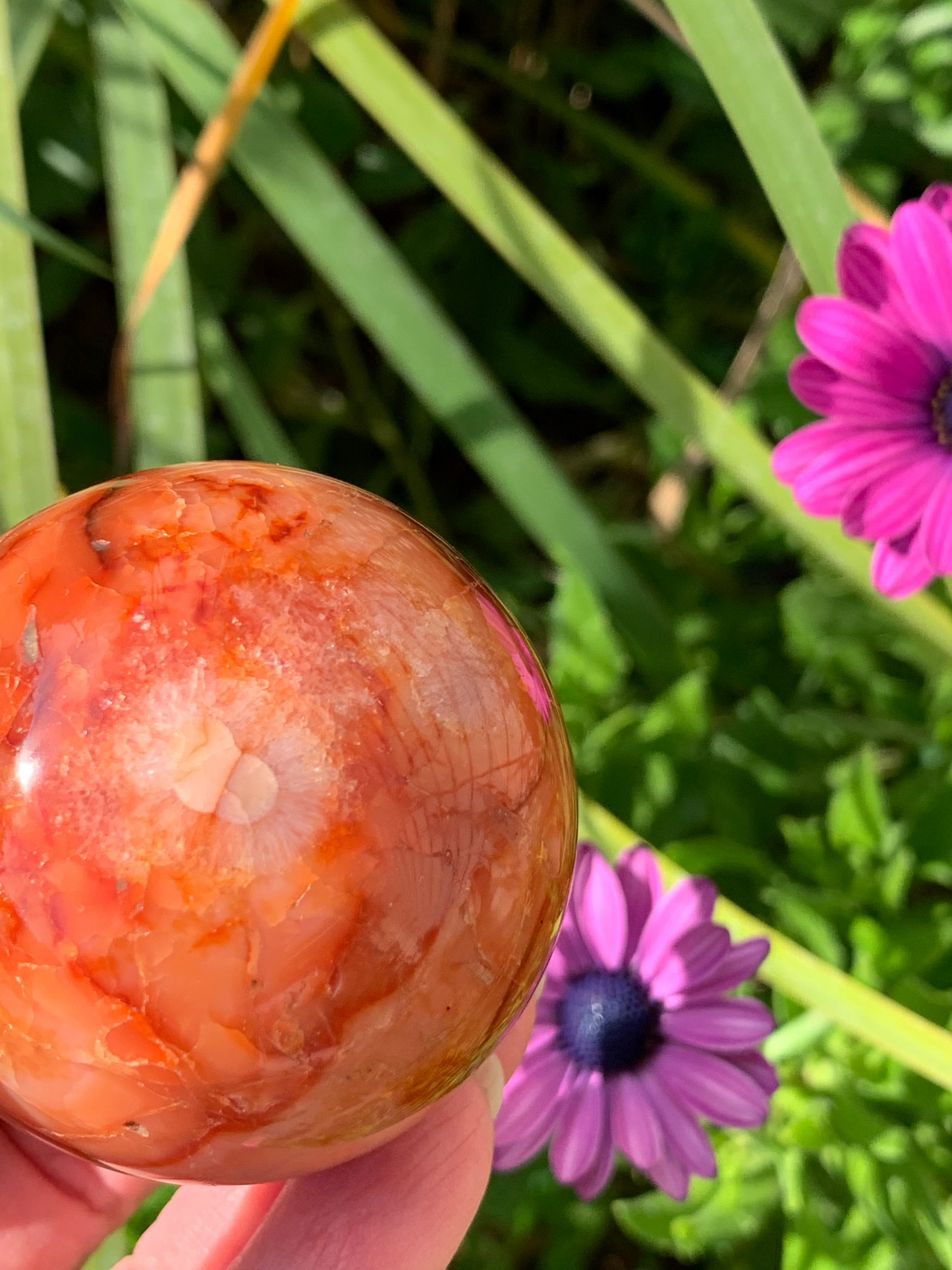 Carnelian Sphere - Madagascar