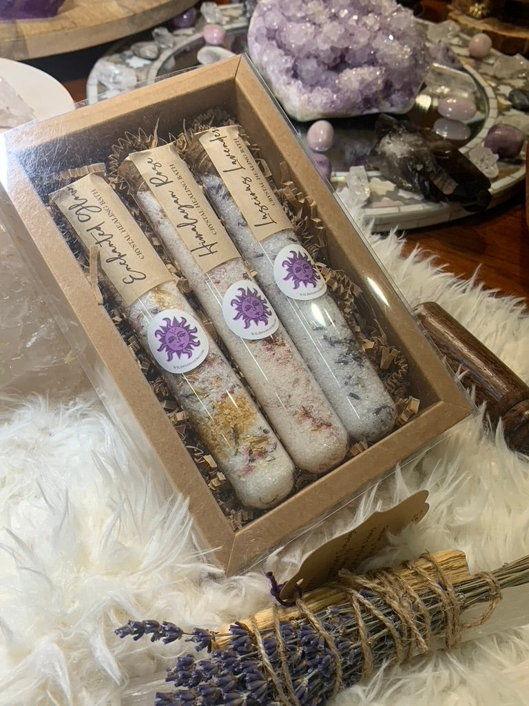 Set of Three Enchanted Bath Salts 🌞