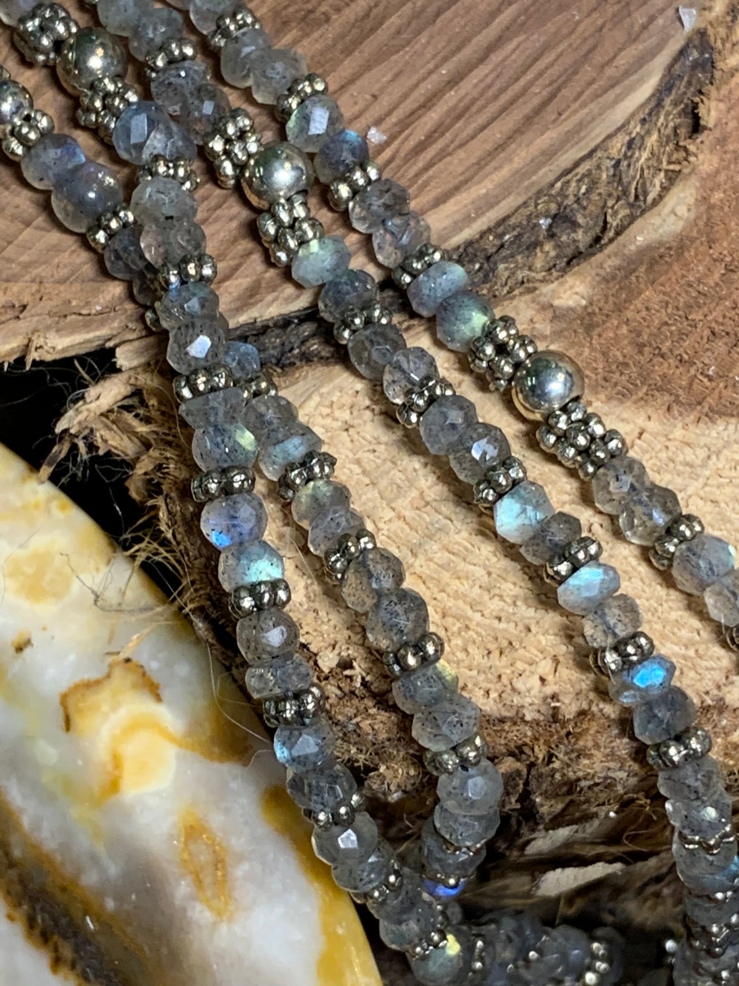 Labradorite beaded necklace - PENDANT NOT INCLUDED