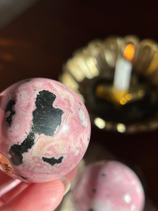 Rhodonite Sphere - Peru