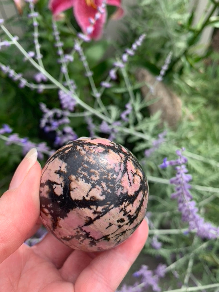 Rhodonite Sphere