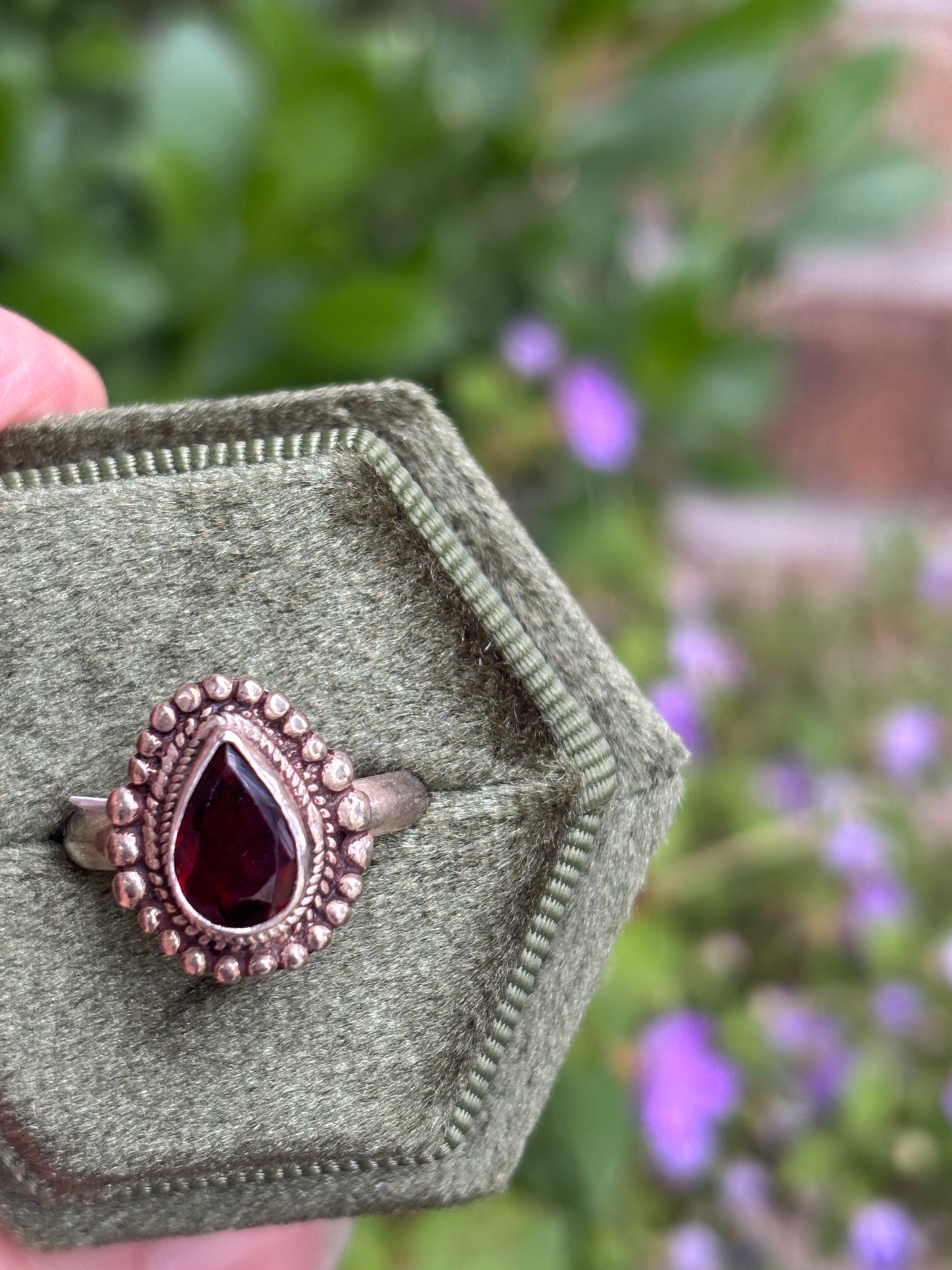 Garnet Ring size 6