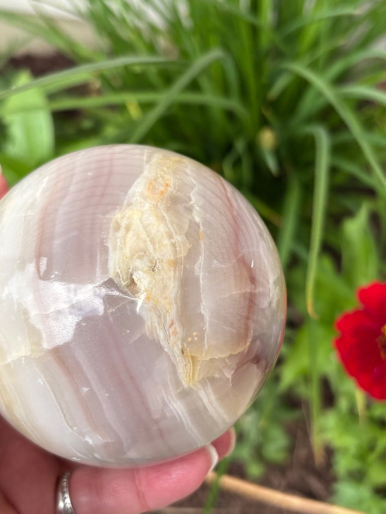 Watermelon Calcite - Sphere - Pakistan