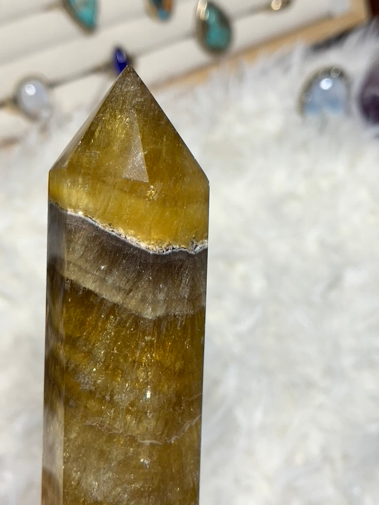 Yellow Fluorite tower