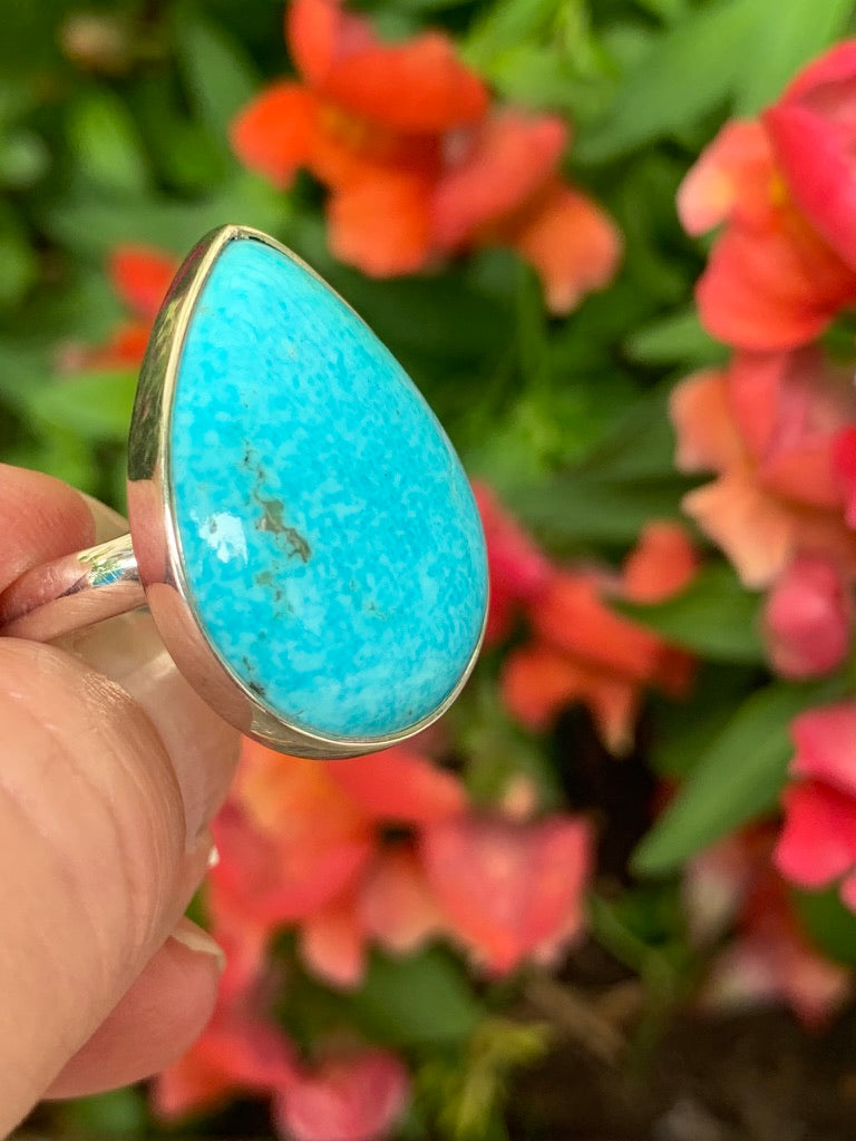 Kingman Turquoise Ring size 9.75