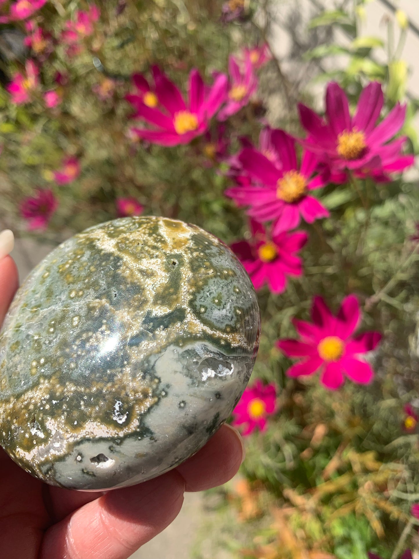 Ocean Jasper Gallet - Green Vein - Madagascar