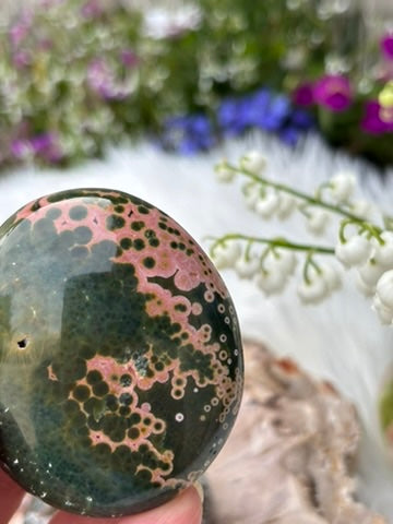 Kabamby Ocean Jasper - Palm Stone - Madagascar