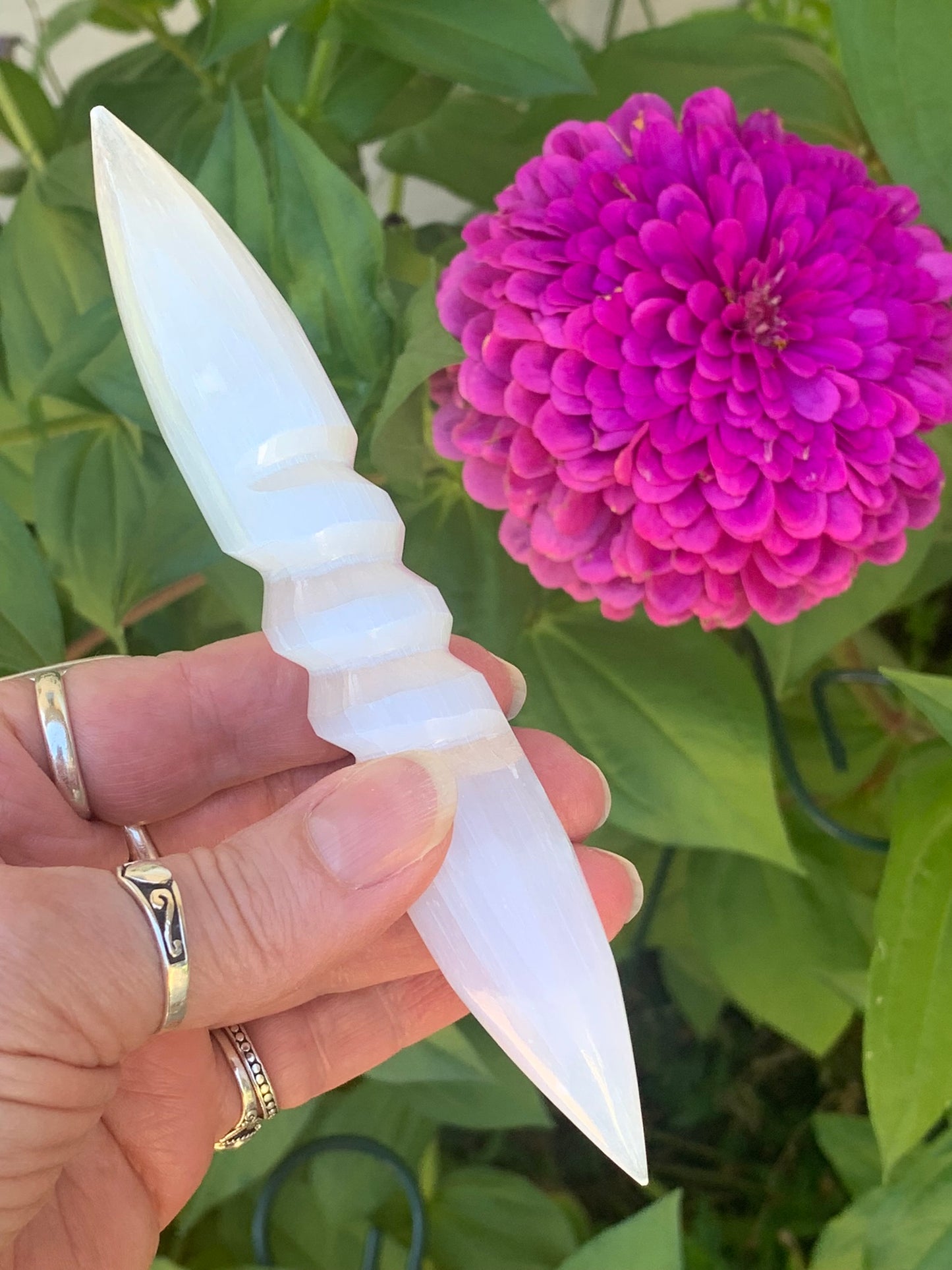 Selenite DT Double Terminated Wand