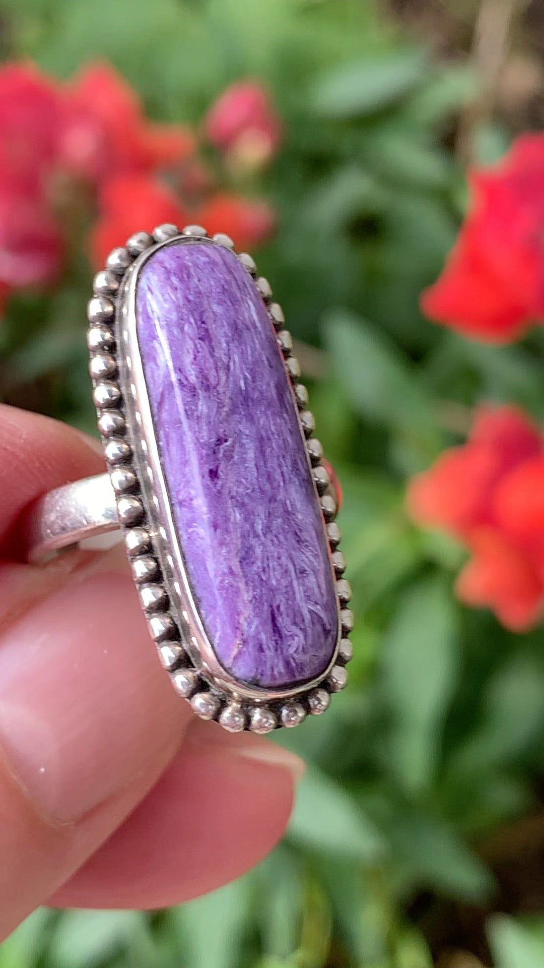 Charoite Ring size 7