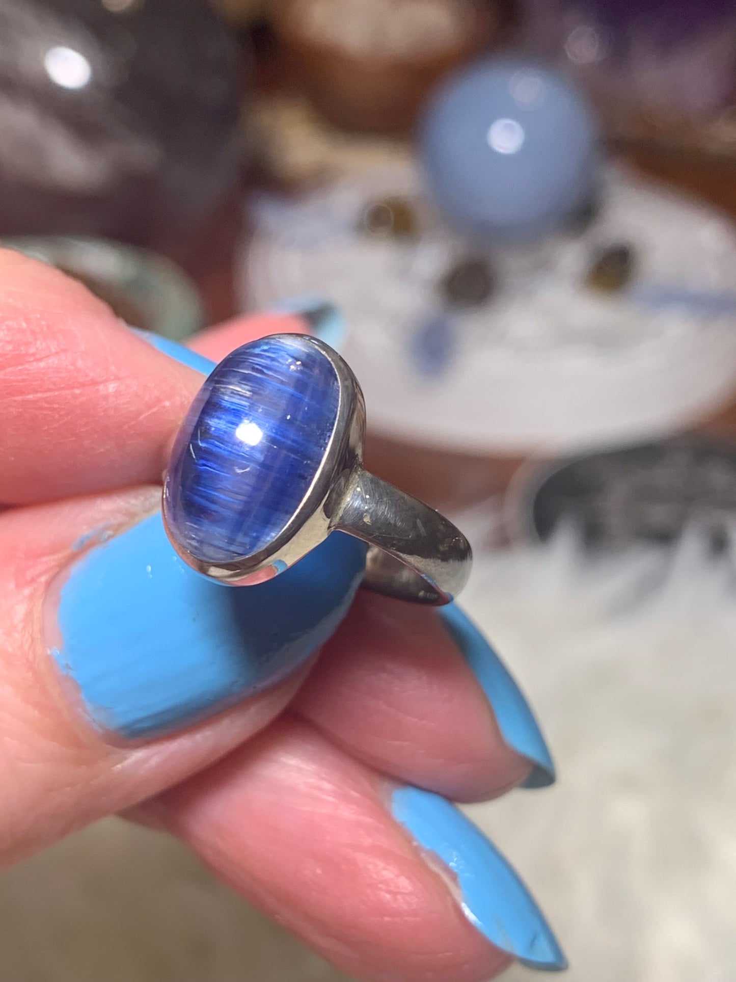 Blue Kyanite Ring size 6