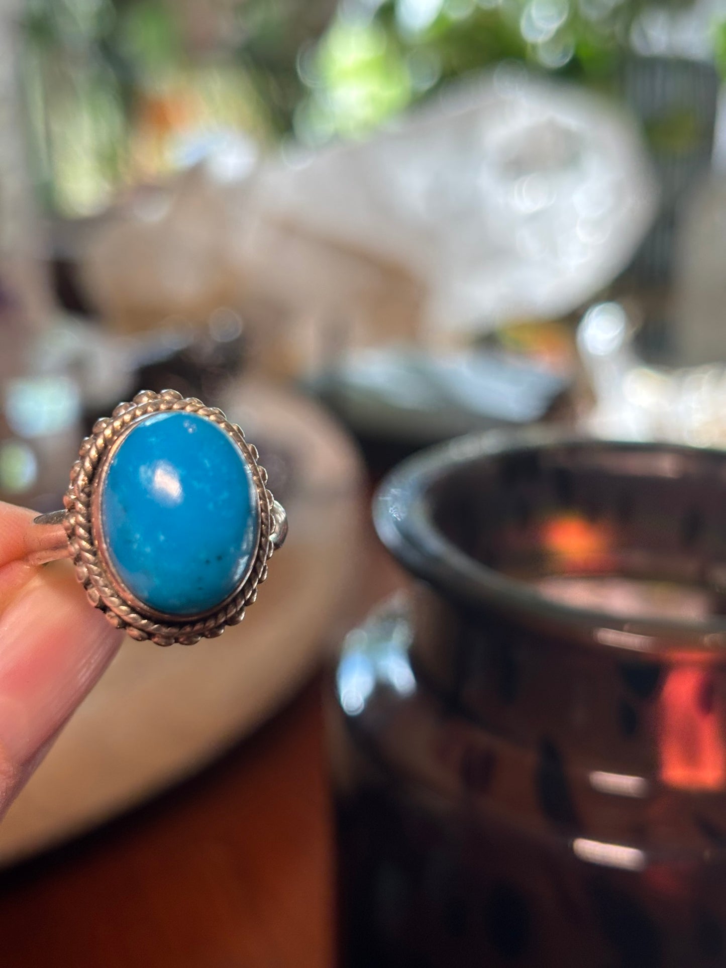 Turquoise Ring size 8