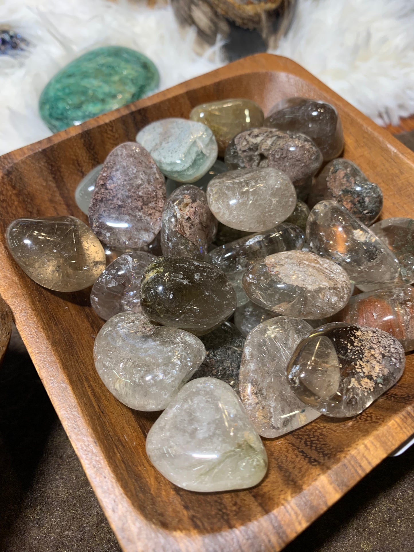 Lodalite - Garden Quartz pocket stones