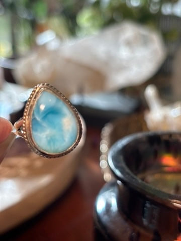 Larimar Ring Size 7