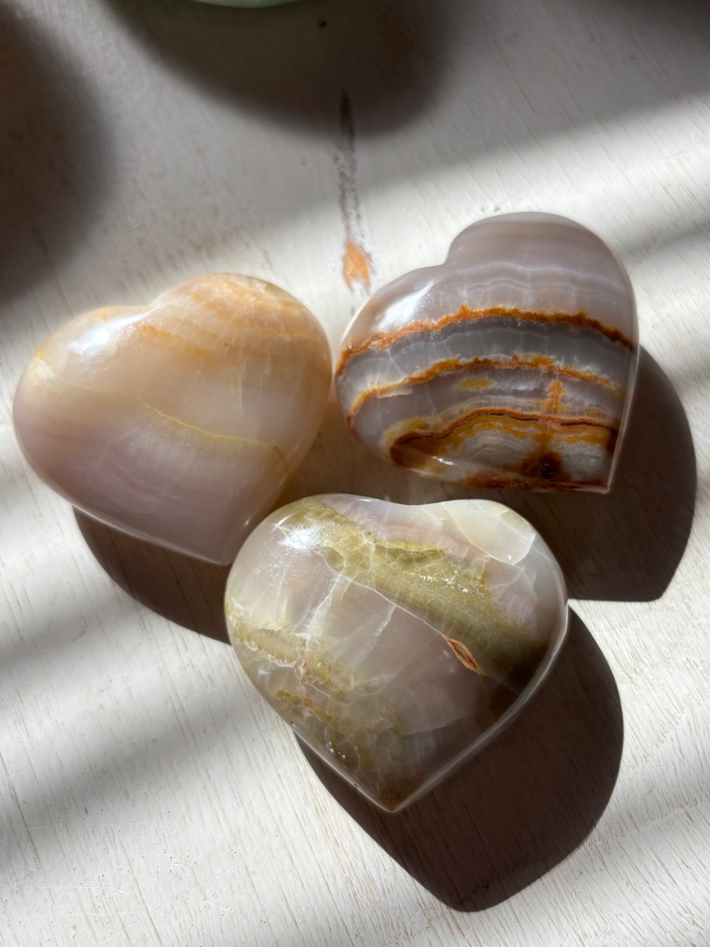 Watermelon Calcite - Heart | Pakistan