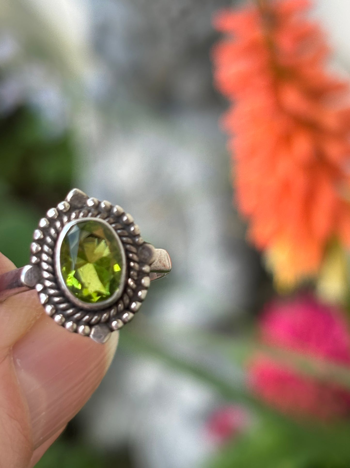 Peridot Ring size 6