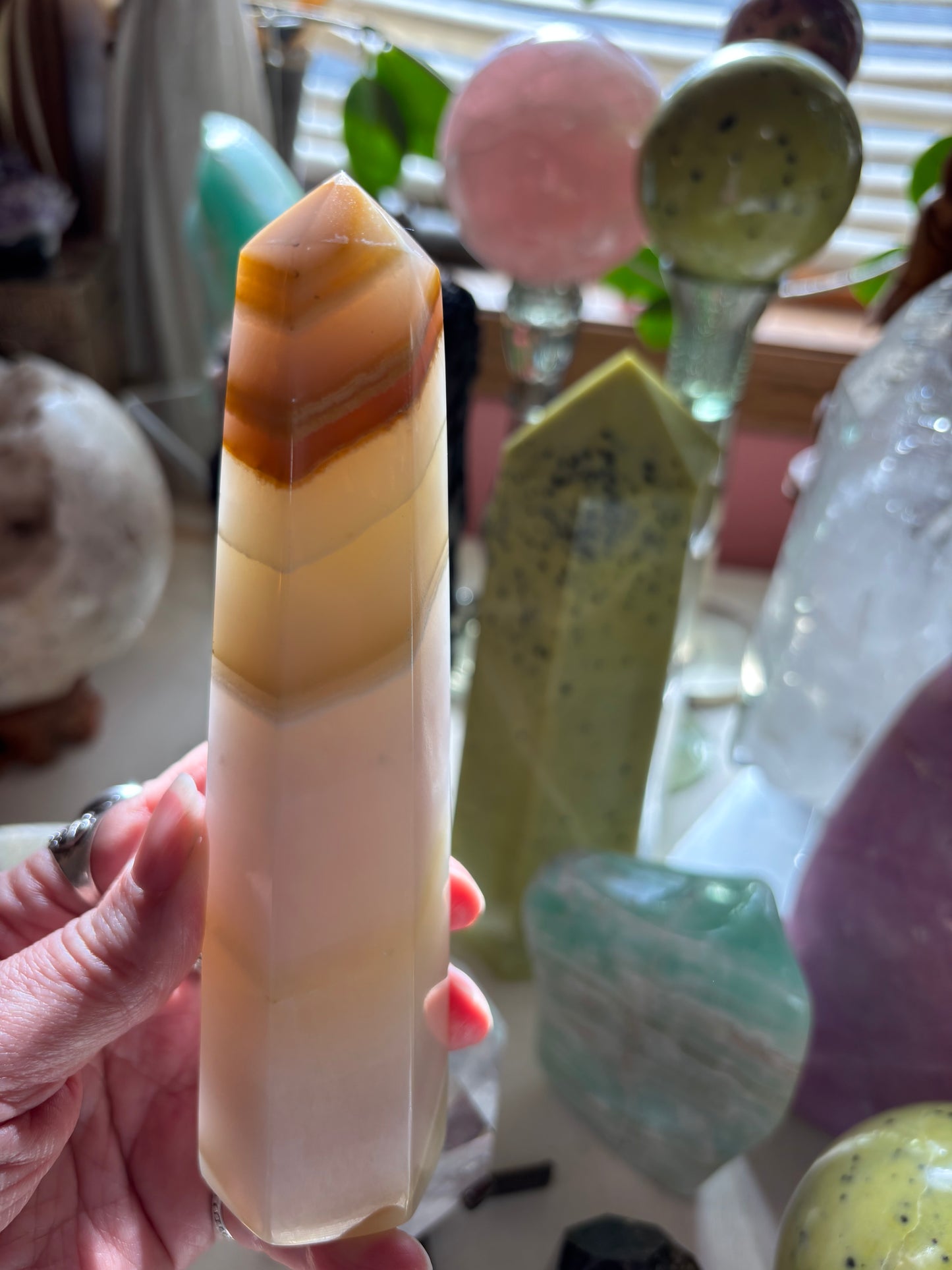 Watermelon Calcite - Generator - Pakistan