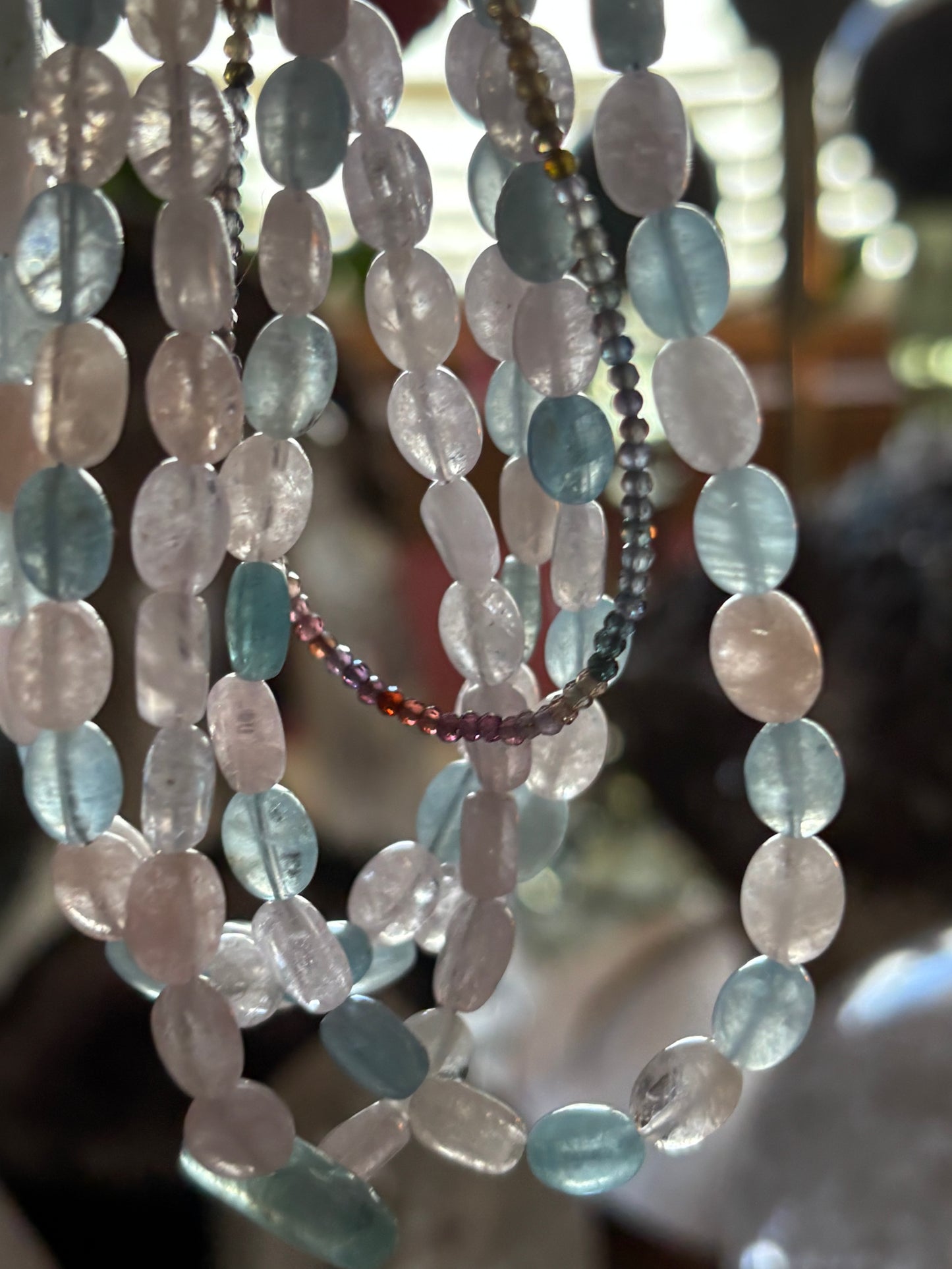 Soft Horizon -  Mixed Morganite & Aquamarine — Nigeria