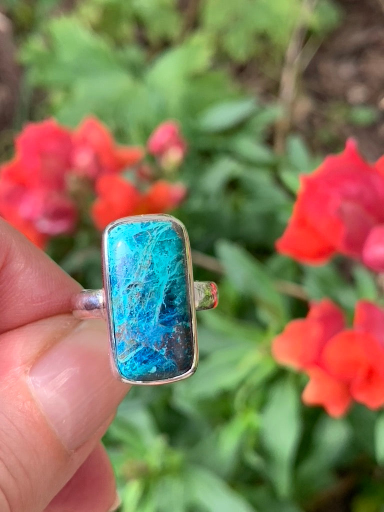 Shattuckite Ring size 5.5