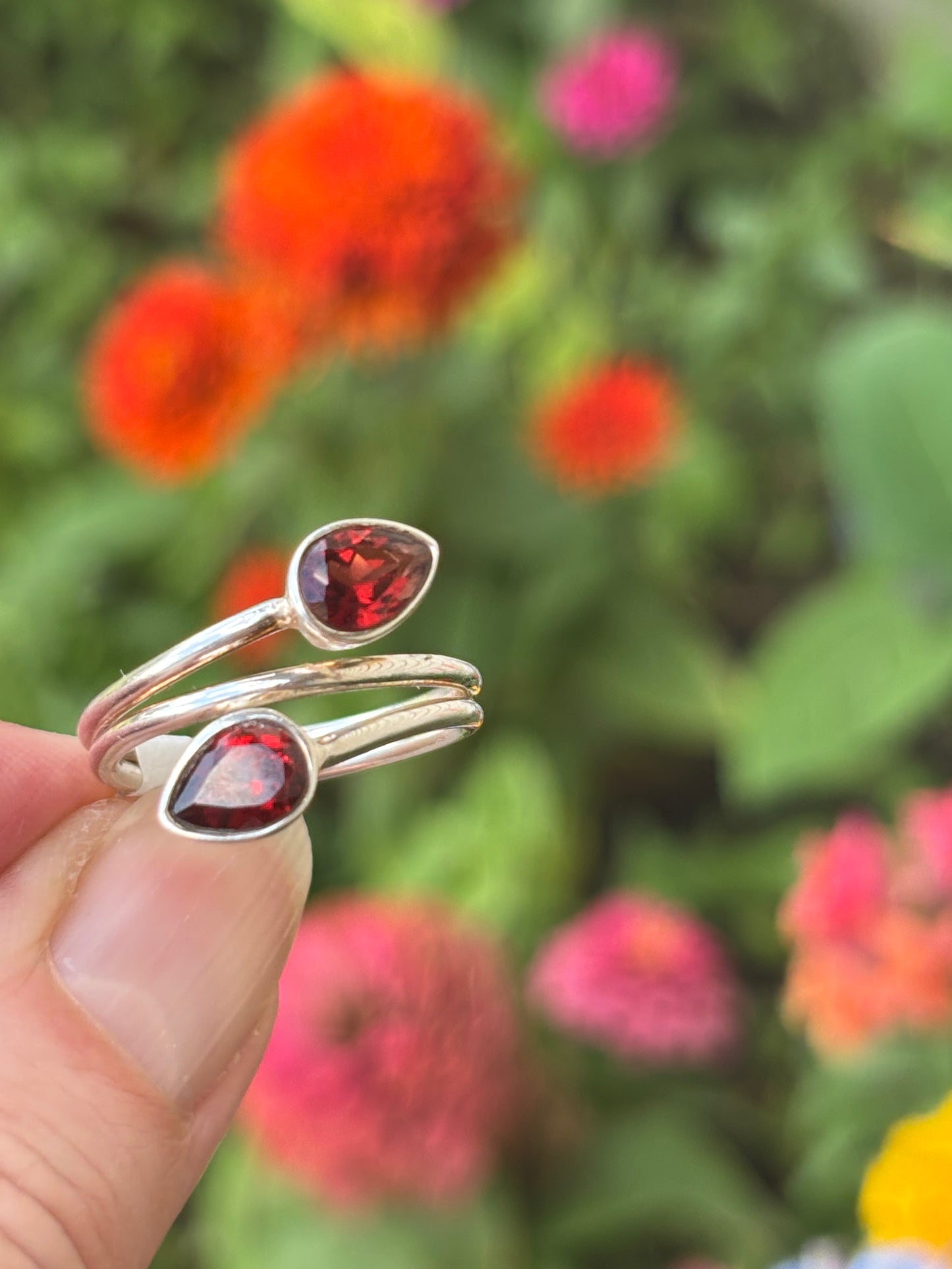 Garnet Ring size 8