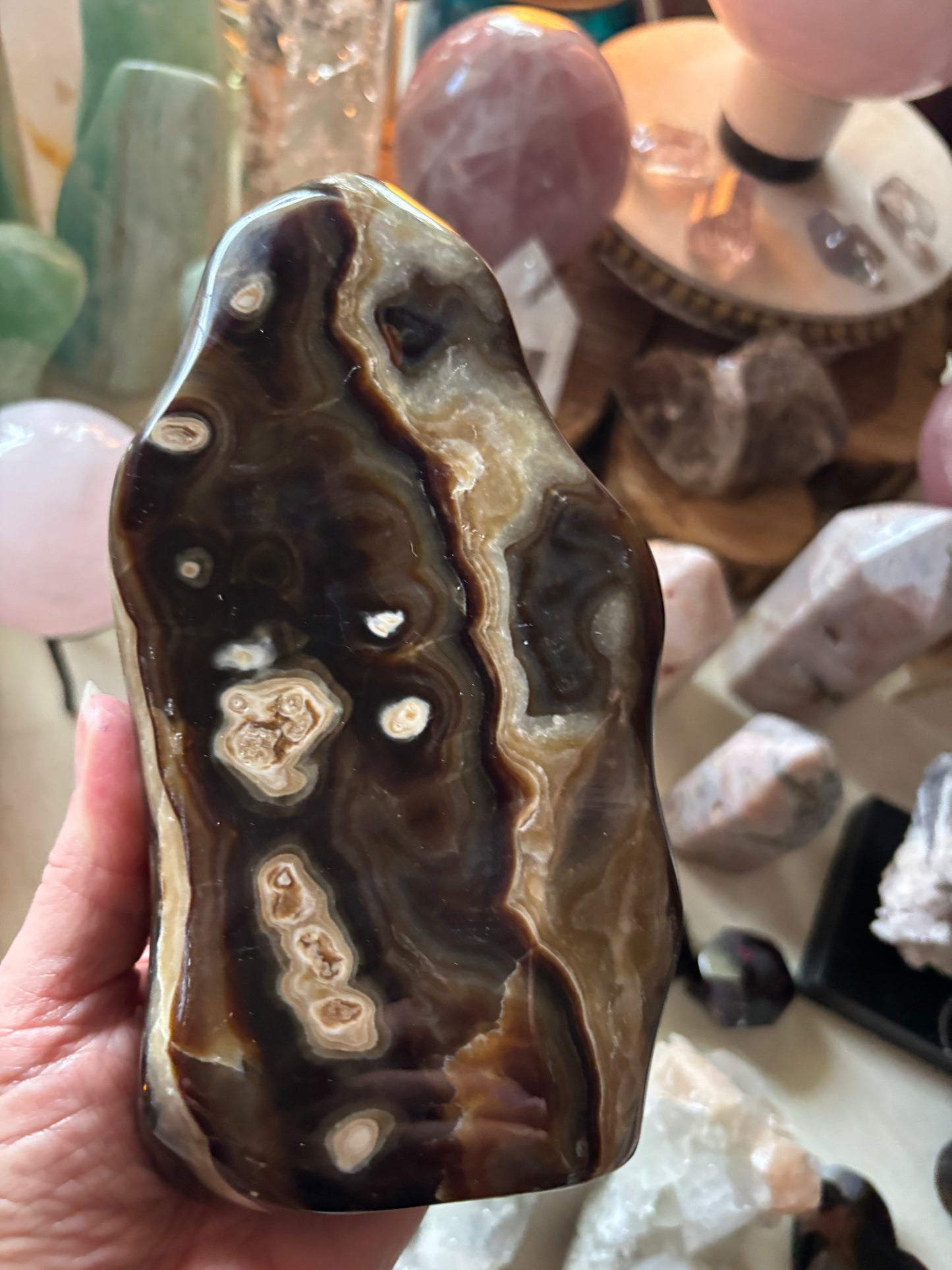 Chocolate Calcite - Free Form | Pakistan