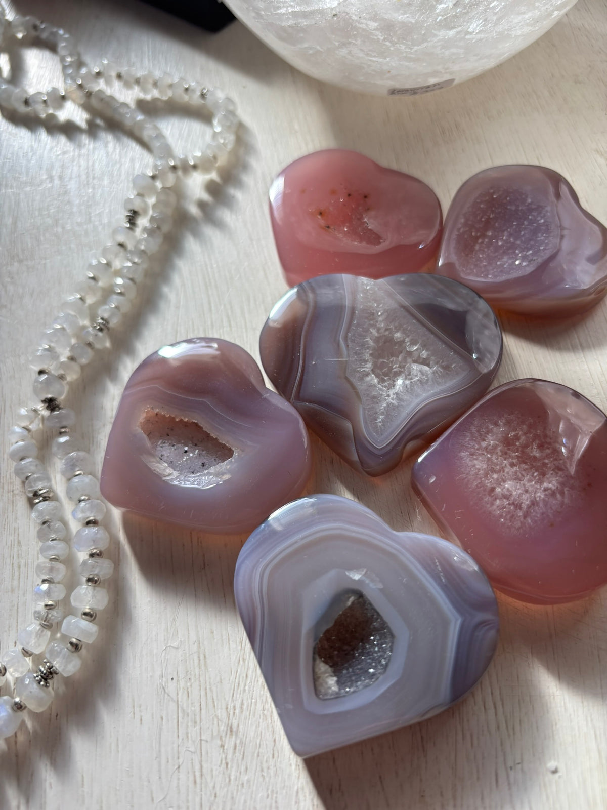 Druzy Agate - Heart