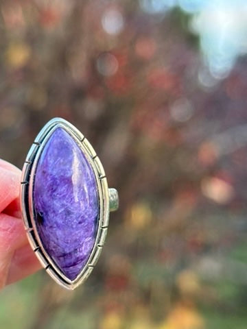Charoite Ring size 7