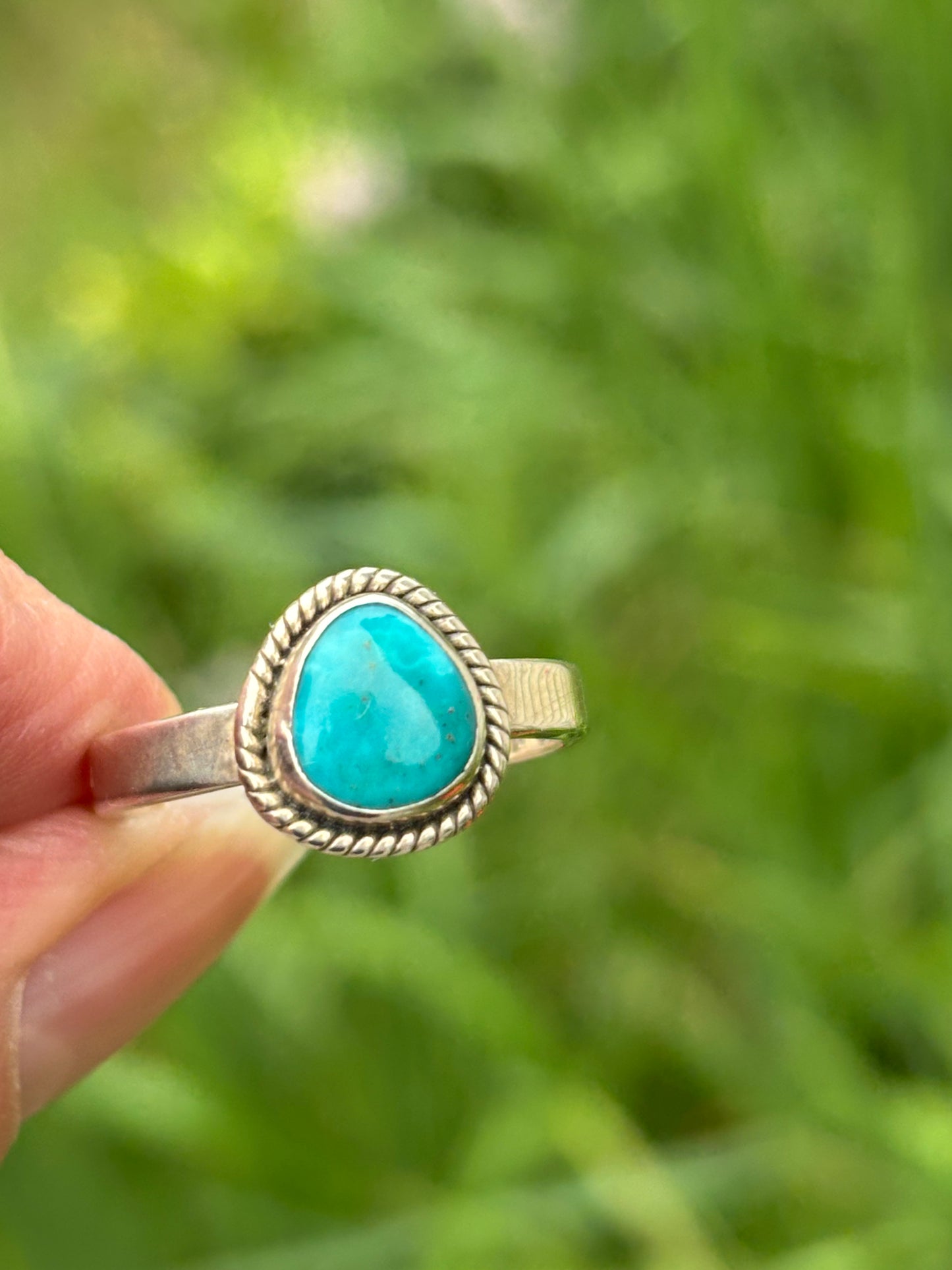 Sleeping Beauty Turquoise Ring size 8