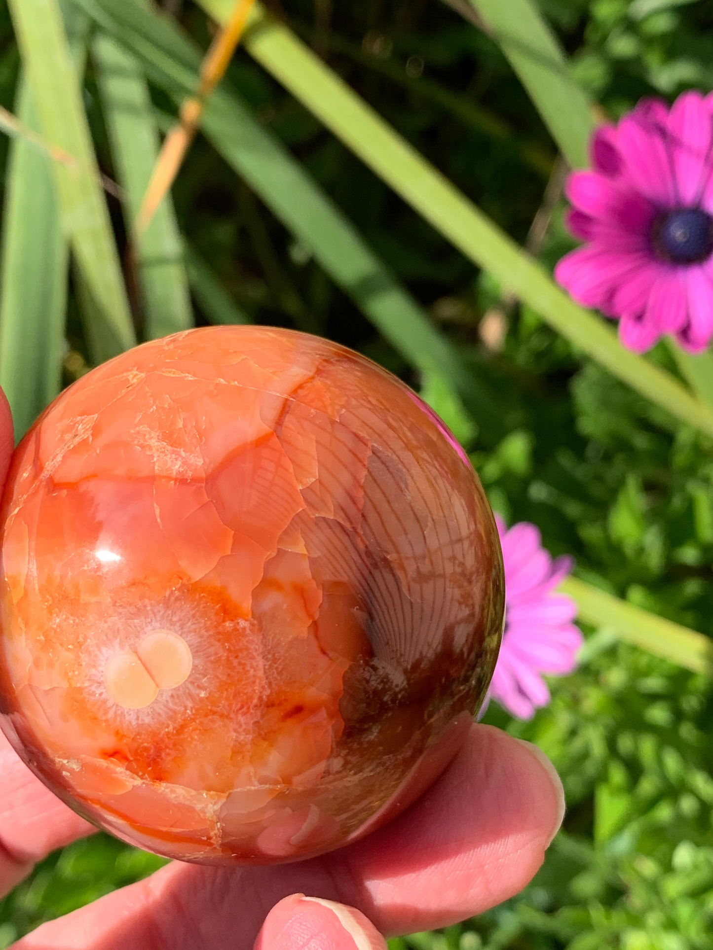 Carnelian Sphere - Madagascar