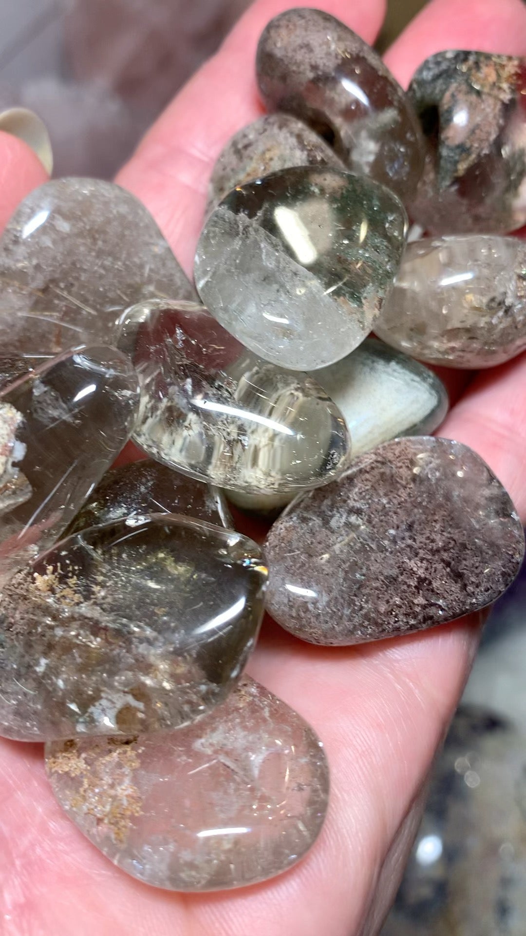 Lodalite - Garden Quartz pocket stones