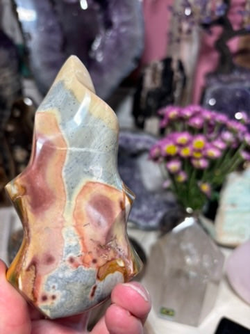 Polychrome Jasper Flame | Madagascar