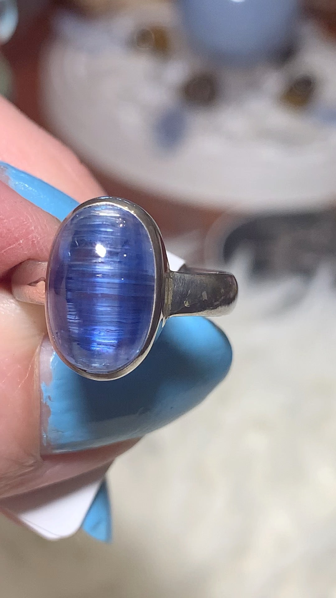 Blue Kyanite Ring size 6