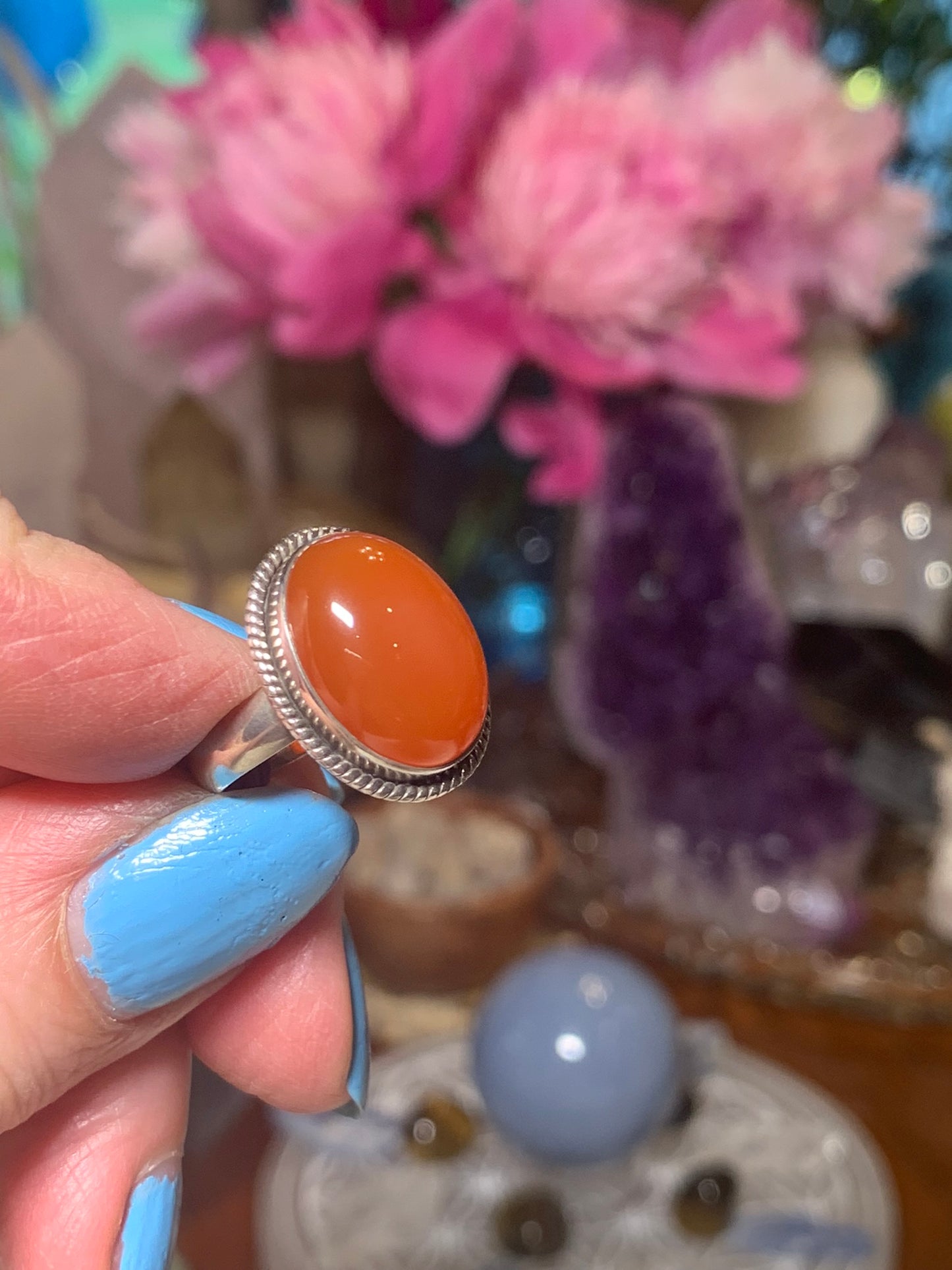 Carnelian Ring size 6